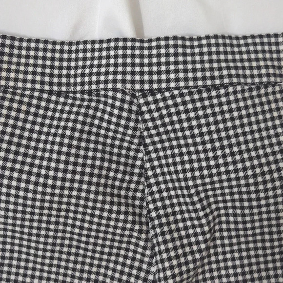 Urban Outfitters Susie High Rise Plaid Pants, Color Black/White Size 6 - Picture 11 of 15